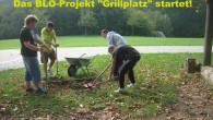 Projekt Grillplatz Im Rahmen des BLO-Unterrichts baute und gestaltete die 9 Klasse von Herrn Dübeler einen Grillplatz für die Schule.