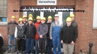 Die BLO-Gruppe bei der Besichtigung des Maxhütte-Rohrwerks in Sulzbach-Rosenberg