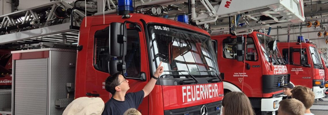 Besuch bei der Feuerwehr