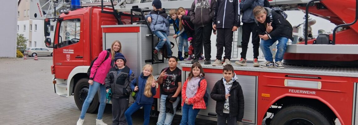 Ausflug zur Feuerwehr